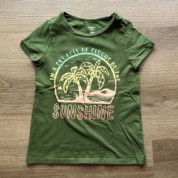 Carter's Other - Carter's Kid Sunshine Palm Tree T-Shirt Size 8